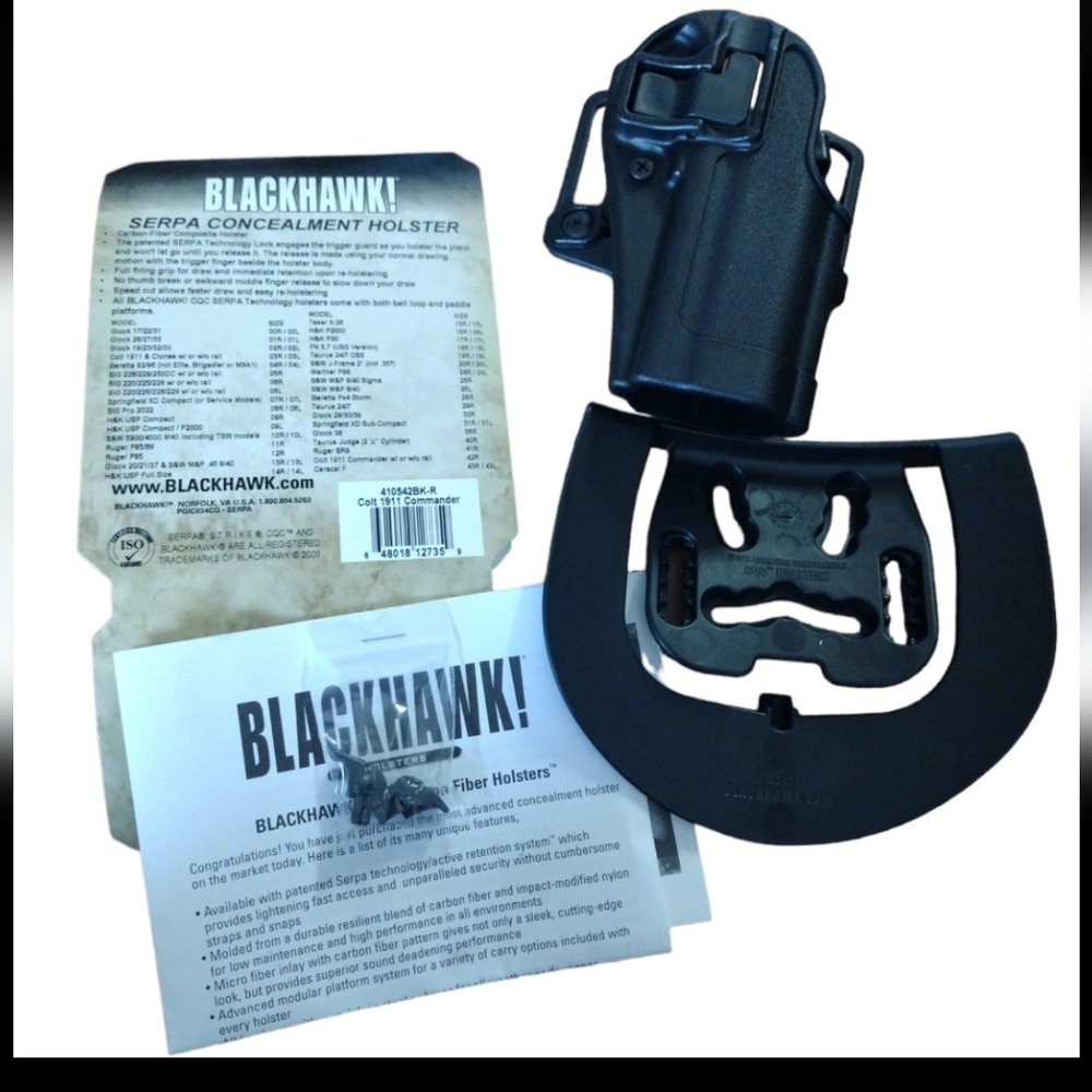 Blackhawk! Serpa Matte Black Holster